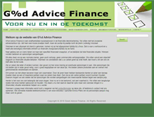 Tablet Screenshot of goodadvicefinance.nl